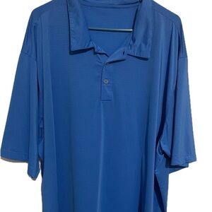 Men's Blue Polo Shirt Size 2XL